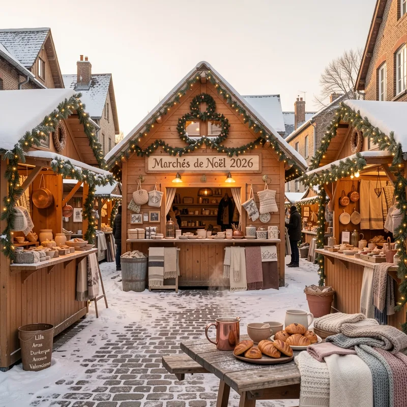 Marchés de Noël 2026 dans le Nord-Pas-de-Calais : dates, horaires et incontournables