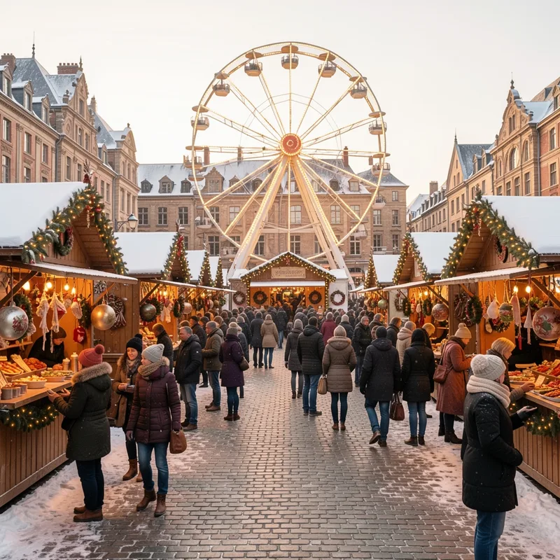 Marchés de Noël dans le Nord : 12 incontournables en 2026