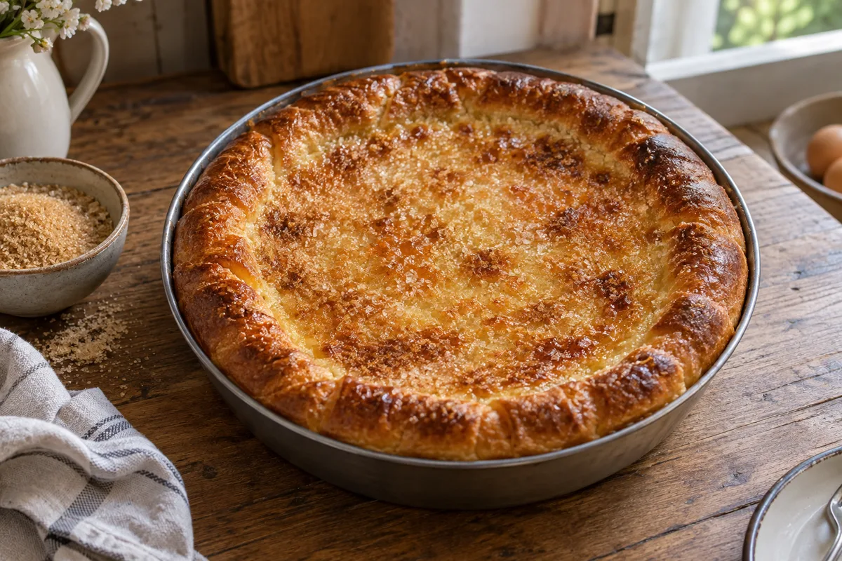 Tarte au sucre : la recette traditionnelle du Nord